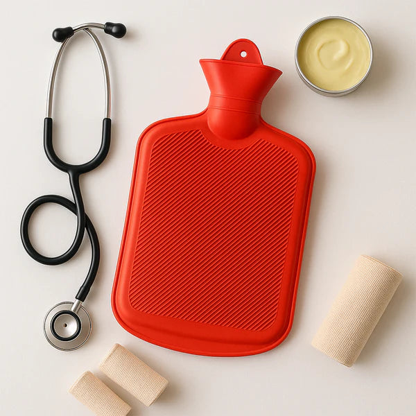 (Large) Rubber Hot Water Heating Pad Bag For Pain Relief - Happy Price - Image 4