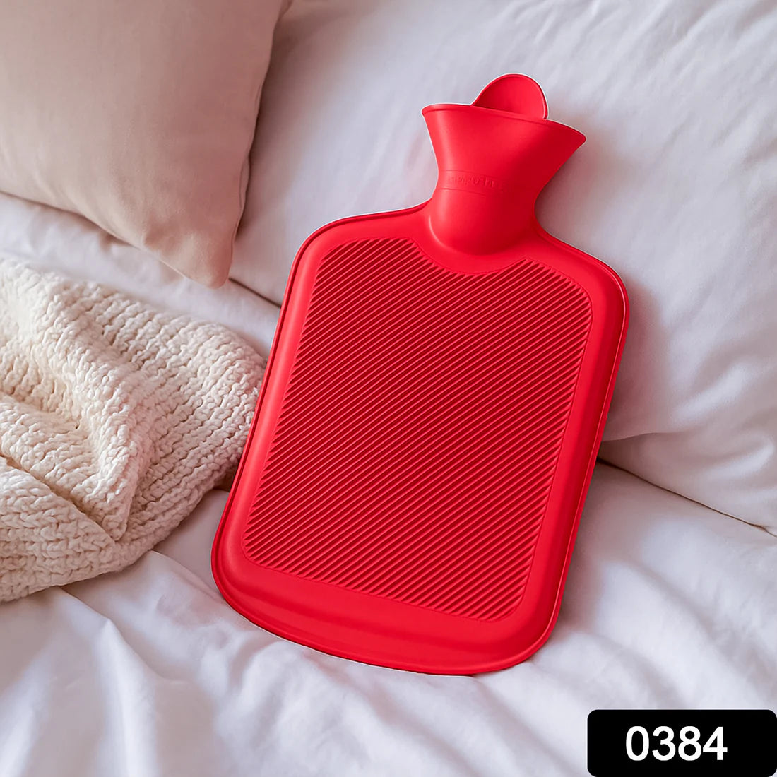 (Large) Rubber Hot Water Heating Pad Bag For Pain Relief - Happy Price - Image 5