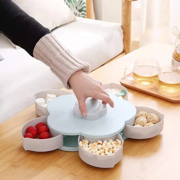 Rotating Petal Candy Box for Snacks (1pc)