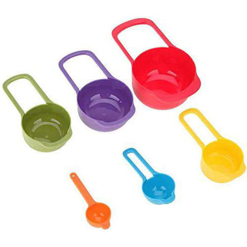 Plastic Measuring Spoons For Kitchen (6 Pack) - Happy Price - Image 2
