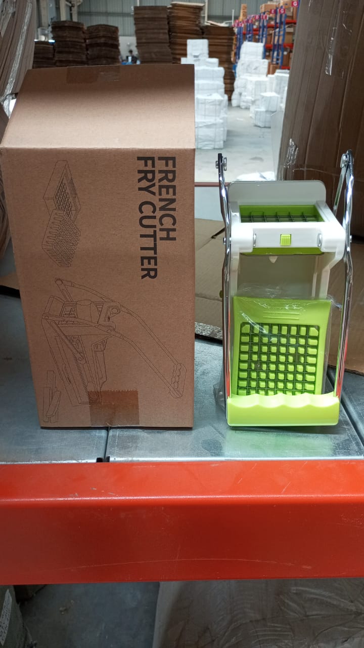 French Fry Cutter Great With Vegetables Potato Fries Cutter Professional Vegetable Cutter Stainless Steel Cutter Potato Onions Carrots Cucumbers Fruits Potato Cutter (1 Pc) - Happy Price - Image 7