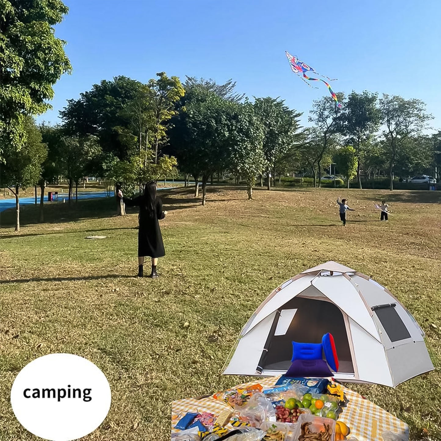 Comfortable Inflating Travel Pillow (3421 Cm  1 Pc  Mix Color) - Happy Price - Image 3