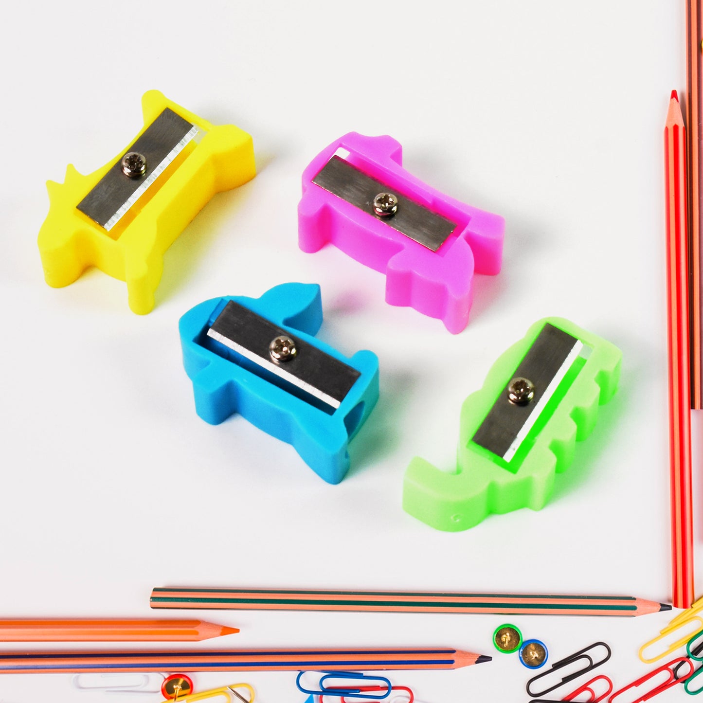 Plastic Small Cute Pencil Sharpener (1 Pc  Mix Design  Color) - Happy Price - Image 5