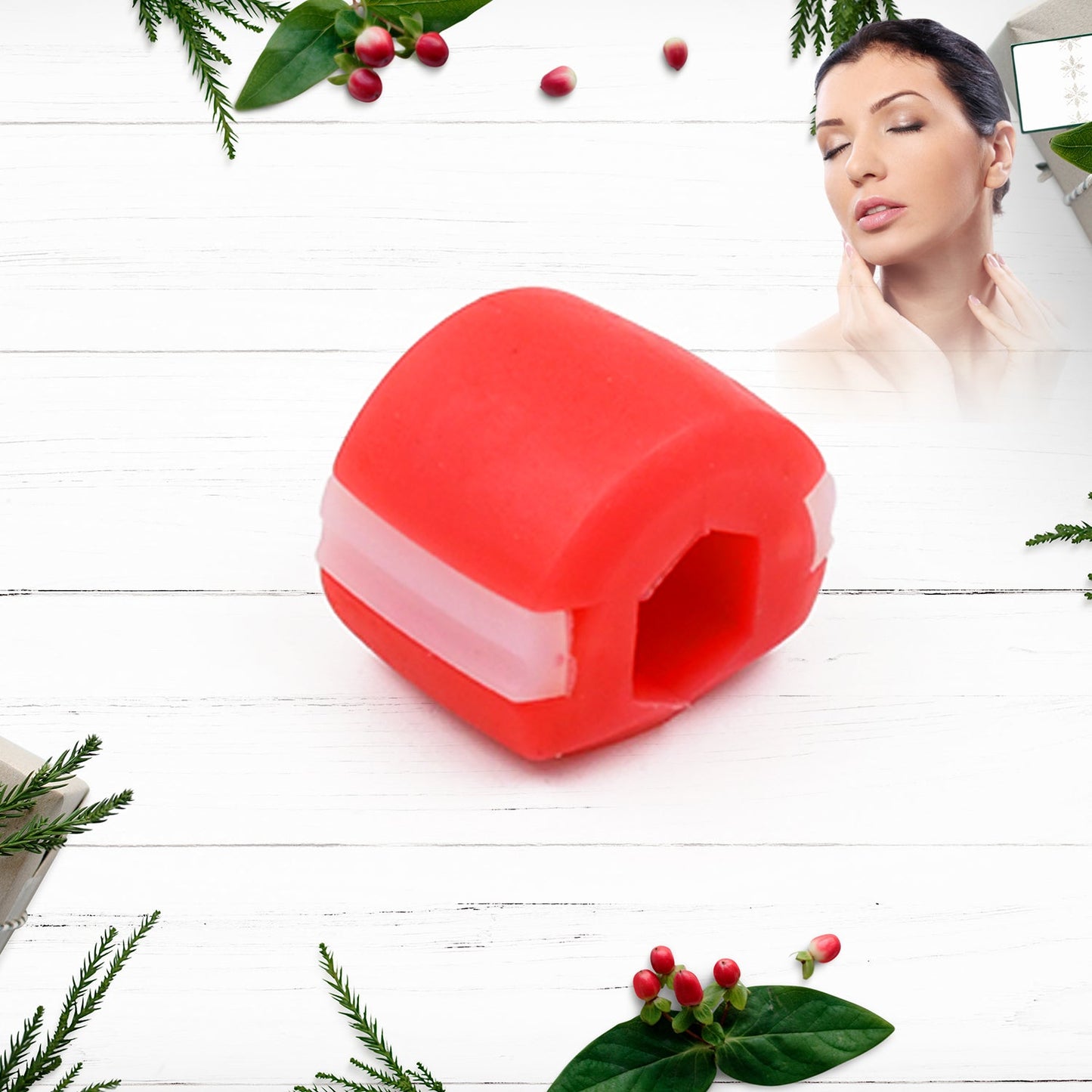 Cn Red Mouth Exerciser Used To Gain Sharp And Chiselled Mouth Easily And Fast. - Happy Price - Image 2