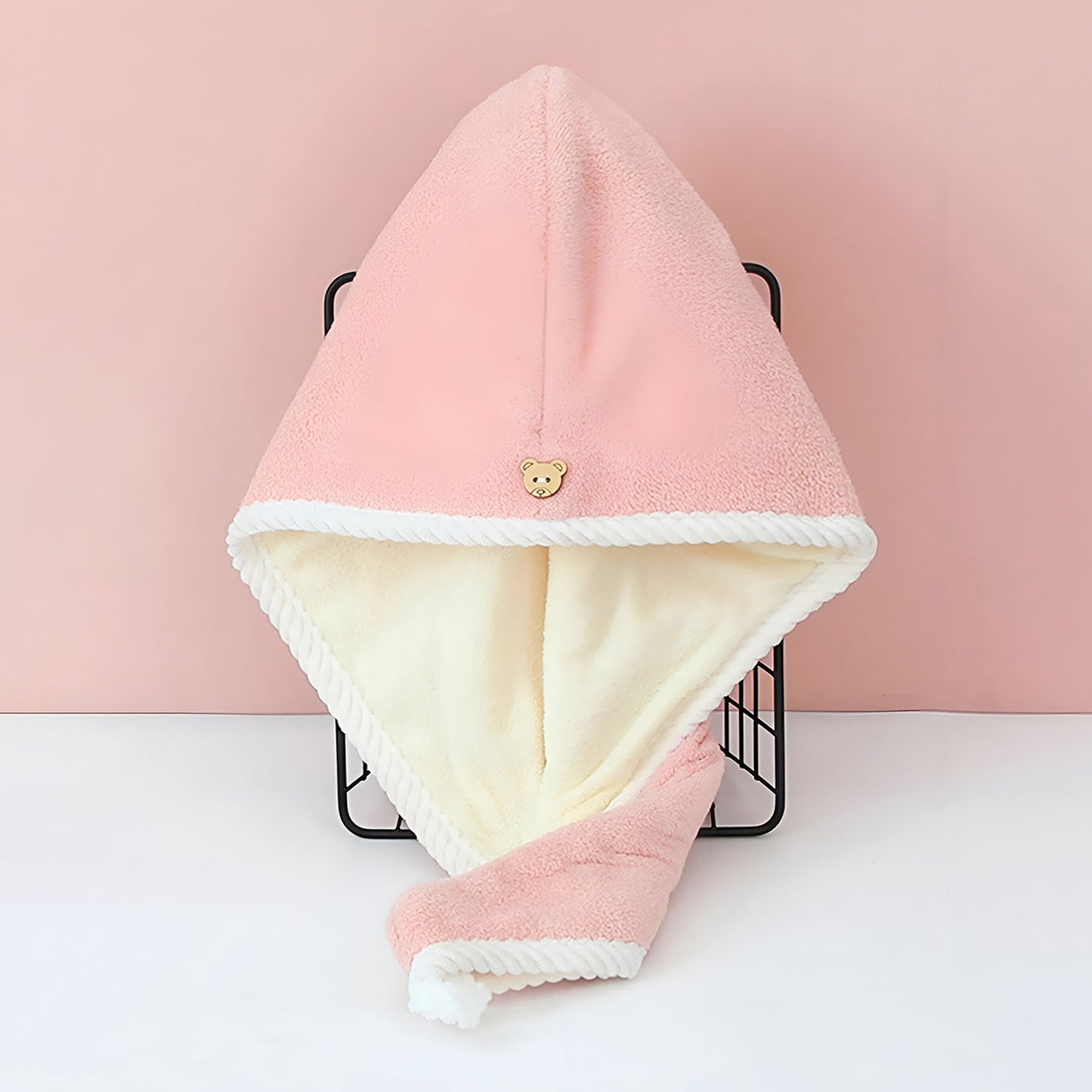 Hair Drying Magic Hair Cap Towel Wrap For Women Bath Towels (1 Pc) - Happy Price - Image 4