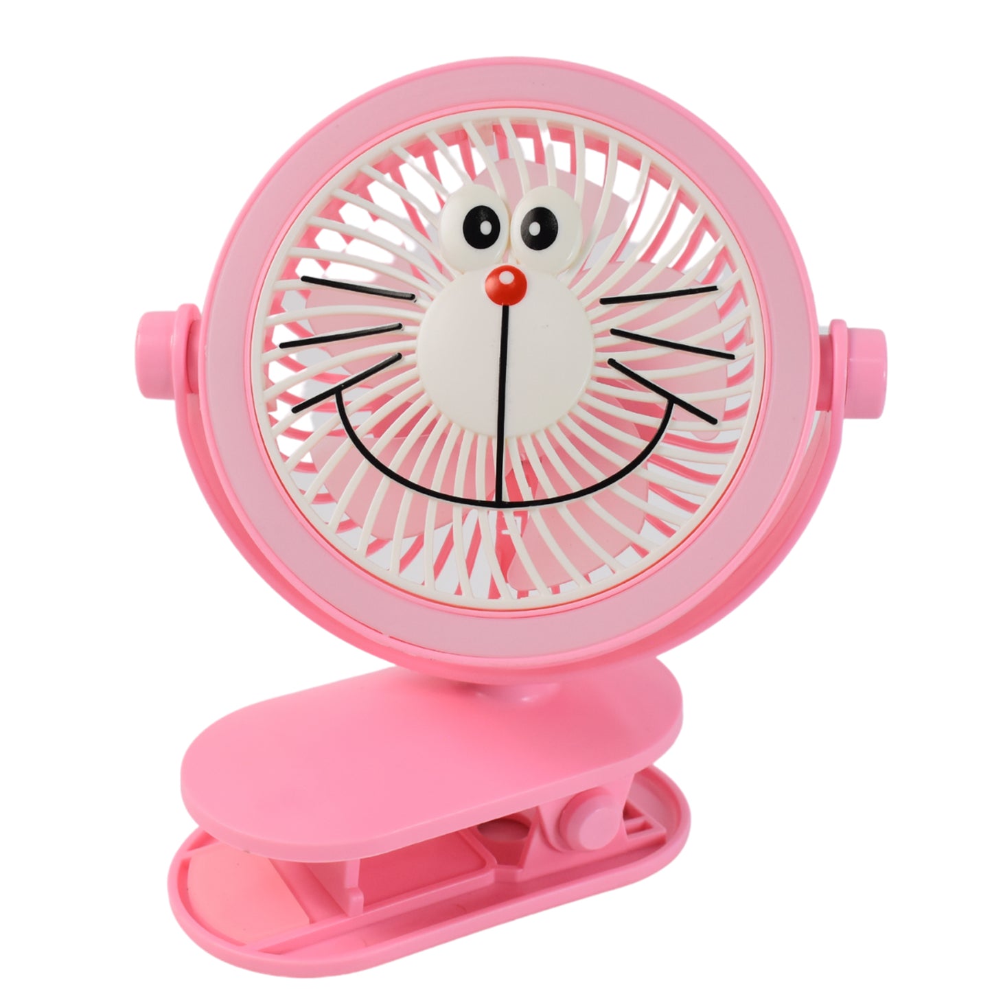 Usb Portable Mini Desk Fan With Light  Personal Table Fan For Office School  Home Use (1 Pc) - Happy Price - Image 2