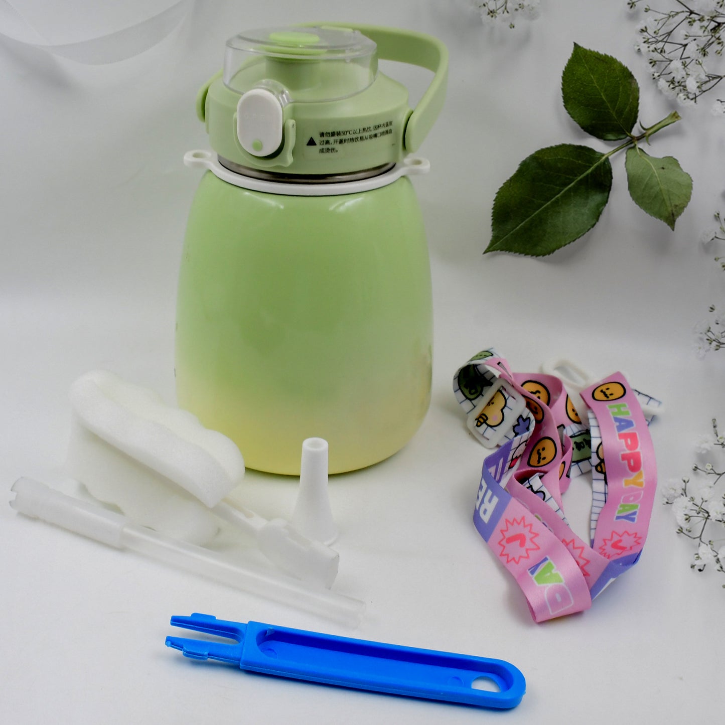 Stainless Steel Mug  Bottle Vacuum Insulated Cup With Handle (1200 Ml) - Happy Price - Image 5