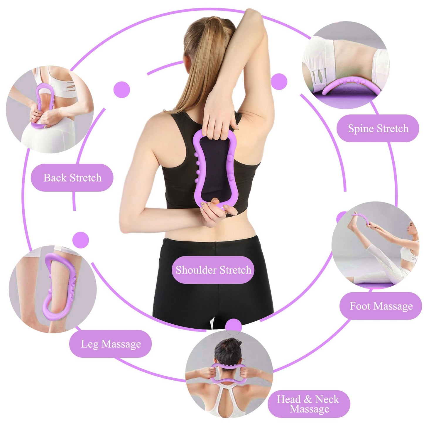 Yoga Ring Pilates Ring Magic Circle Portable Fitness Tool - Happy Price - Image 7