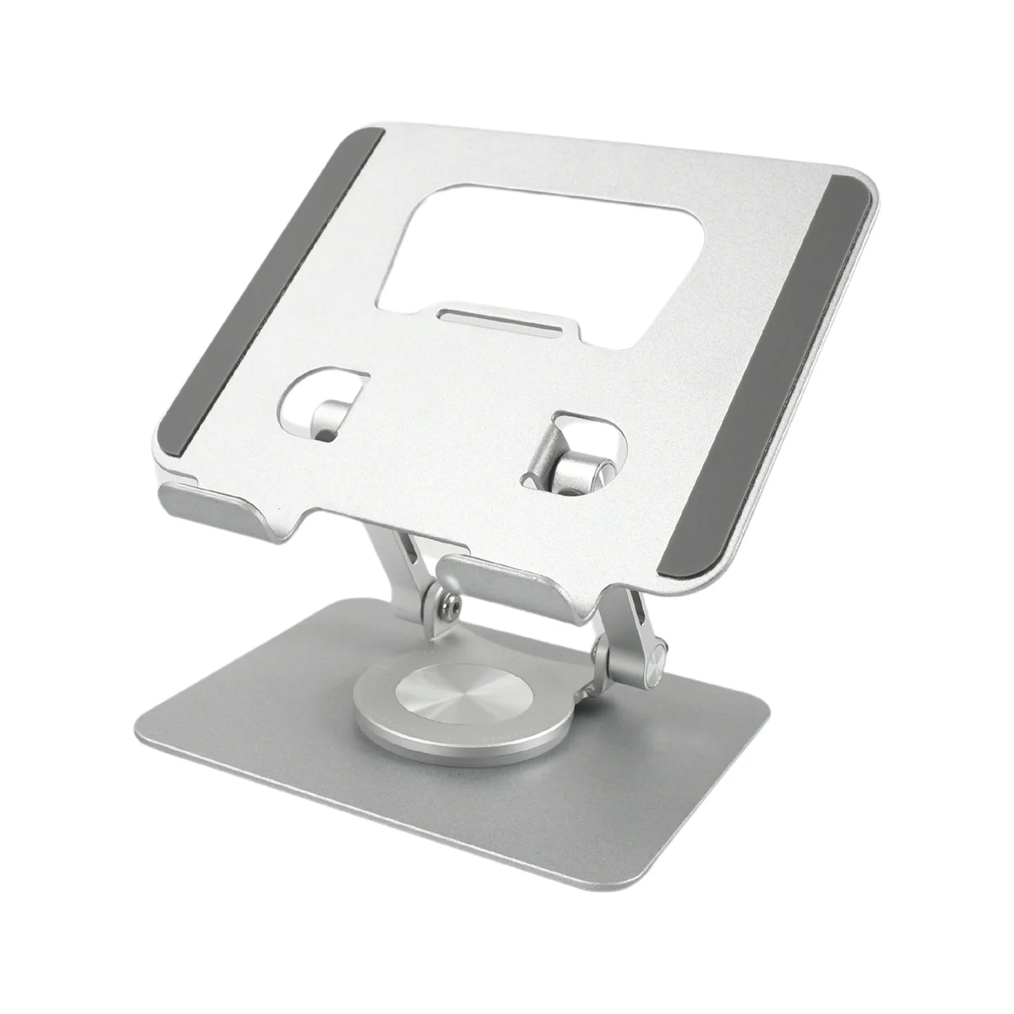 Adjustable Aluminum Tablet Stand with 360° Rotation, Foldable & Ergonomic Design (1pc)