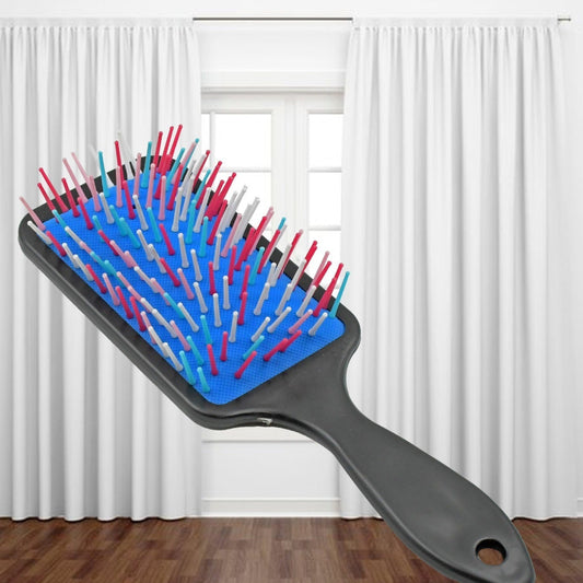 Massage Comb Massage Hair Brush Ergonomic Matt Disappointment For Straight Curly Hair Cushion Curly Hair Comb For Detangling Professional Comb For Men And Women For All Hair Types Home Salon Diy Hairdressing Tool  (1 Pc) - Happy Price - Image 1