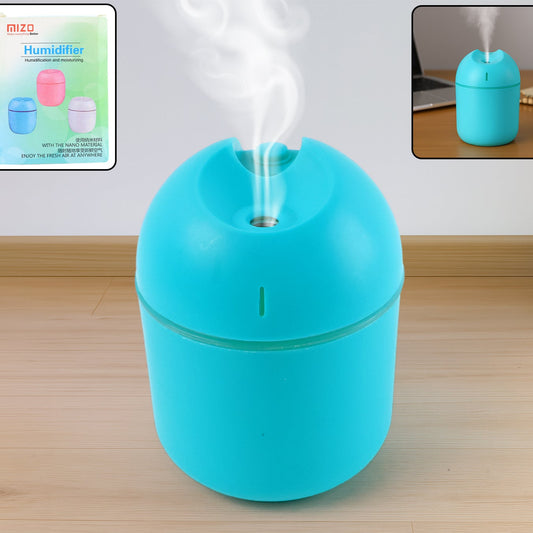Blue Usb Mini Air Humidifier For Home  Office (1 Pc) - Happy Price - Image 1