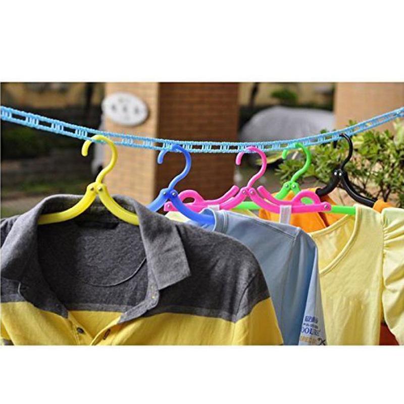Clothesline Drying Nylon Rope With Hooks - Happy Price - Image 4