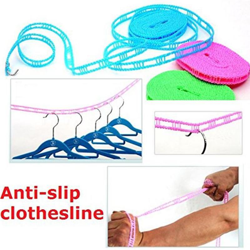Clothesline Drying Nylon Rope With Hooks - Happy Price - Image 5
