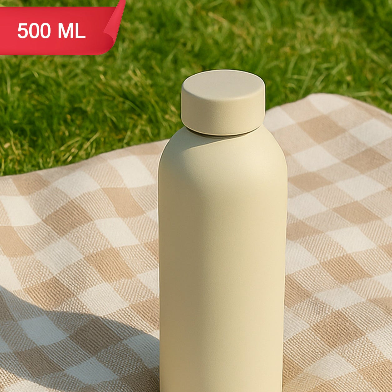 Stainless Steel Double Wall Vacuum-insulated Drink Water Bottle (Mix Color  500 Ml Approx) - Happy Price - Image 1