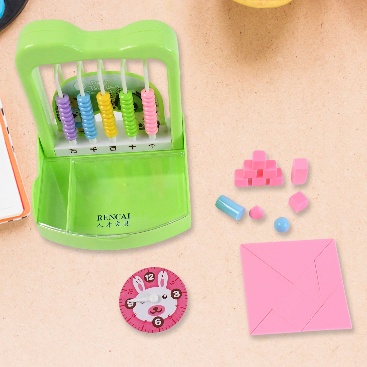 Maths Material Set Abacus Counting Number Arithmetic Aid Educational Kid Toy - Happy Price - Image 3