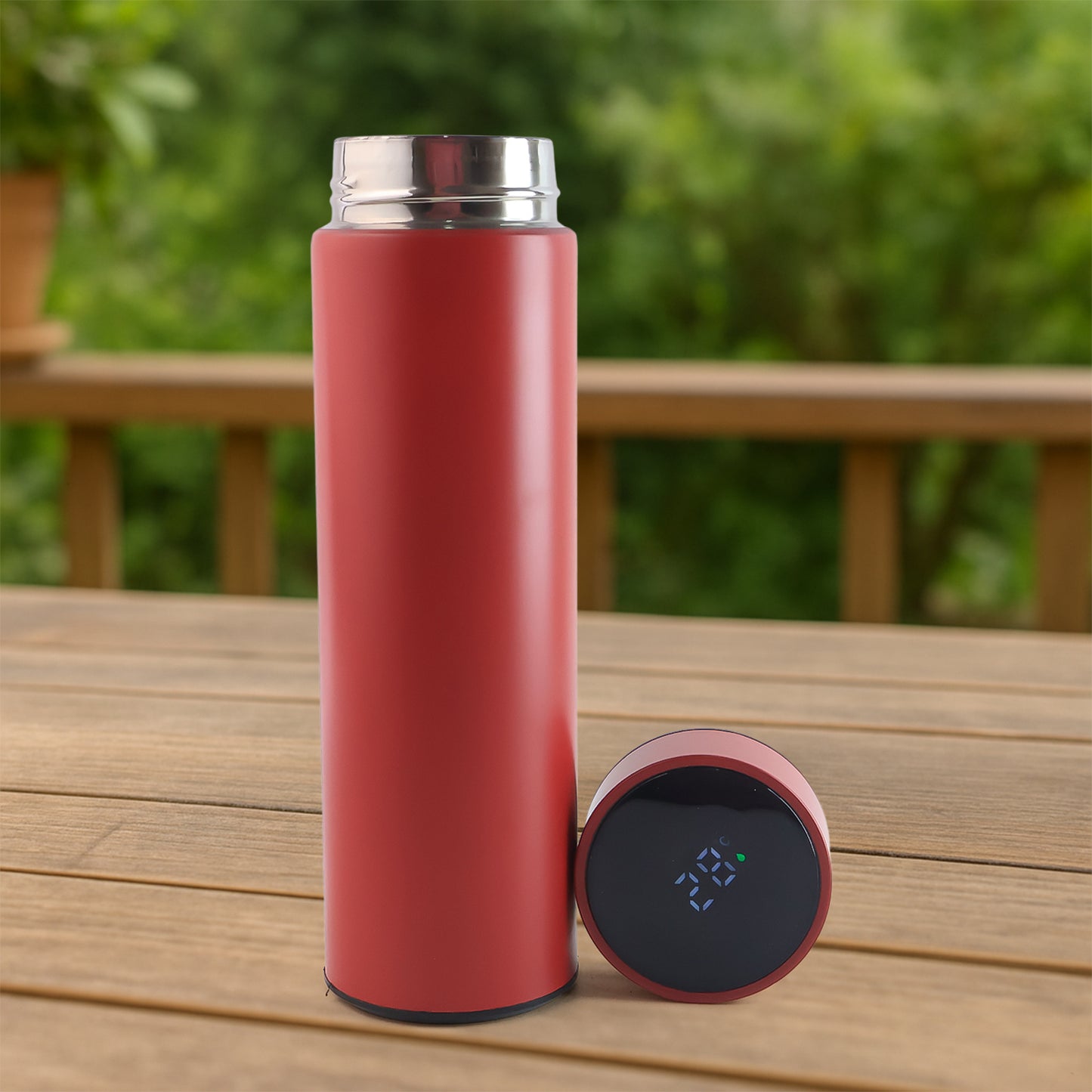 Red Vacuum Insulated Water Bottle (1 Pc  500ml) - Happy Price - Image 6