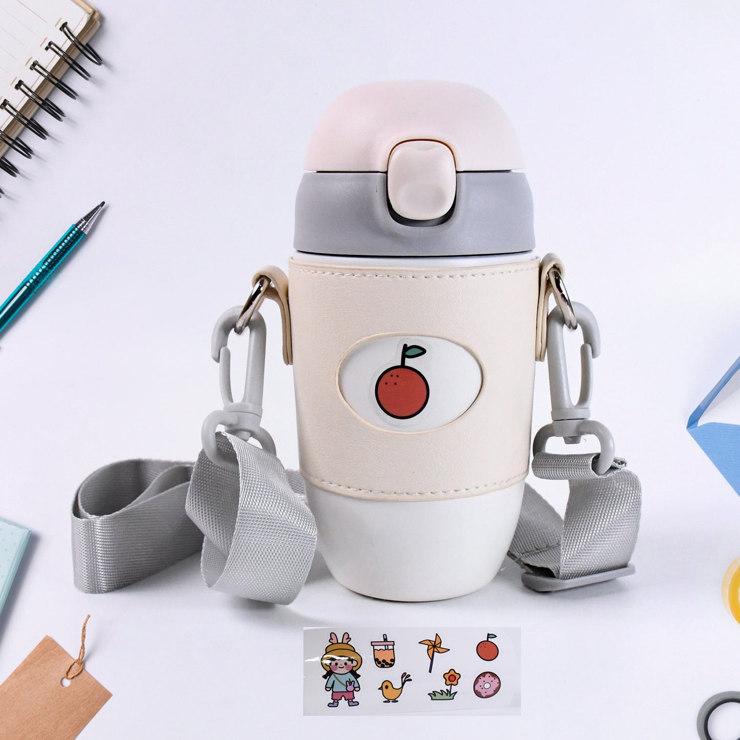 Stainless Steel Coffee Tean Bottle 350ml Insulated Water Bottle - Happy Price - Image 2