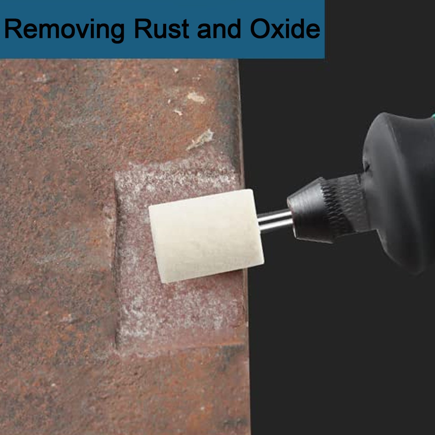 Wool Felt Polishing Buffing Wheels Wool Felt Mounted Polishing Bits (3 Pcs Set) - Happy Price - Image 2