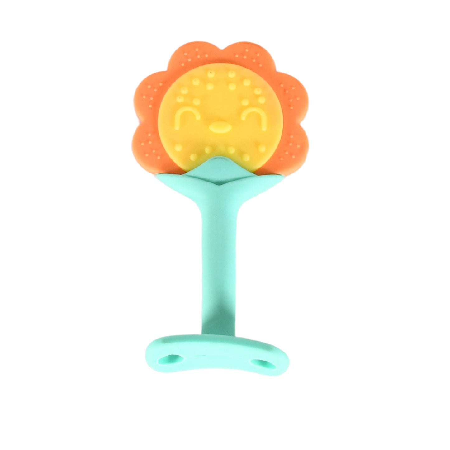 Baby Silicone Teether Fruit Teether For Toddlers100 Food Grade Silicone Teether Non-toxic  Latex Free Suitable For Kids Above 3 Months Sunflower Moon Shape(1 Pc) - Happy Price - Image 4