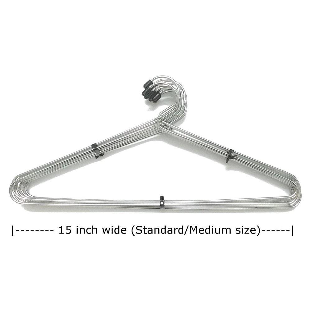 Stainless Steel Cloth Hanger (12 Pcs) - Happy Price - Image 3