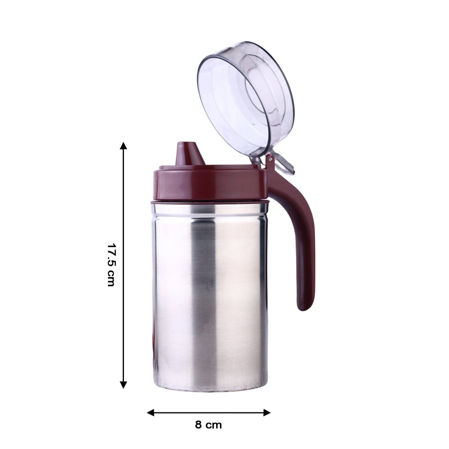 Oil Dispenser Stainless Steel With Small Nozzle 500ml Oil Container. - Happy Price - Image 4