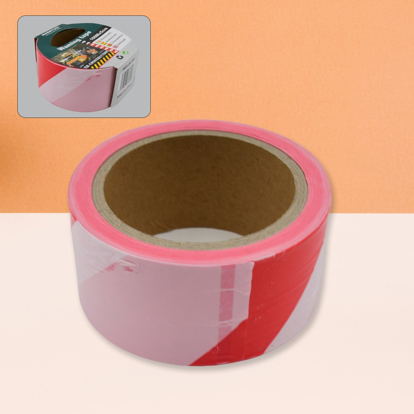 Safety Warning Tape Construction Barrier Tape Non-adhesive (100mx5cm) - Happy Price - Image 2