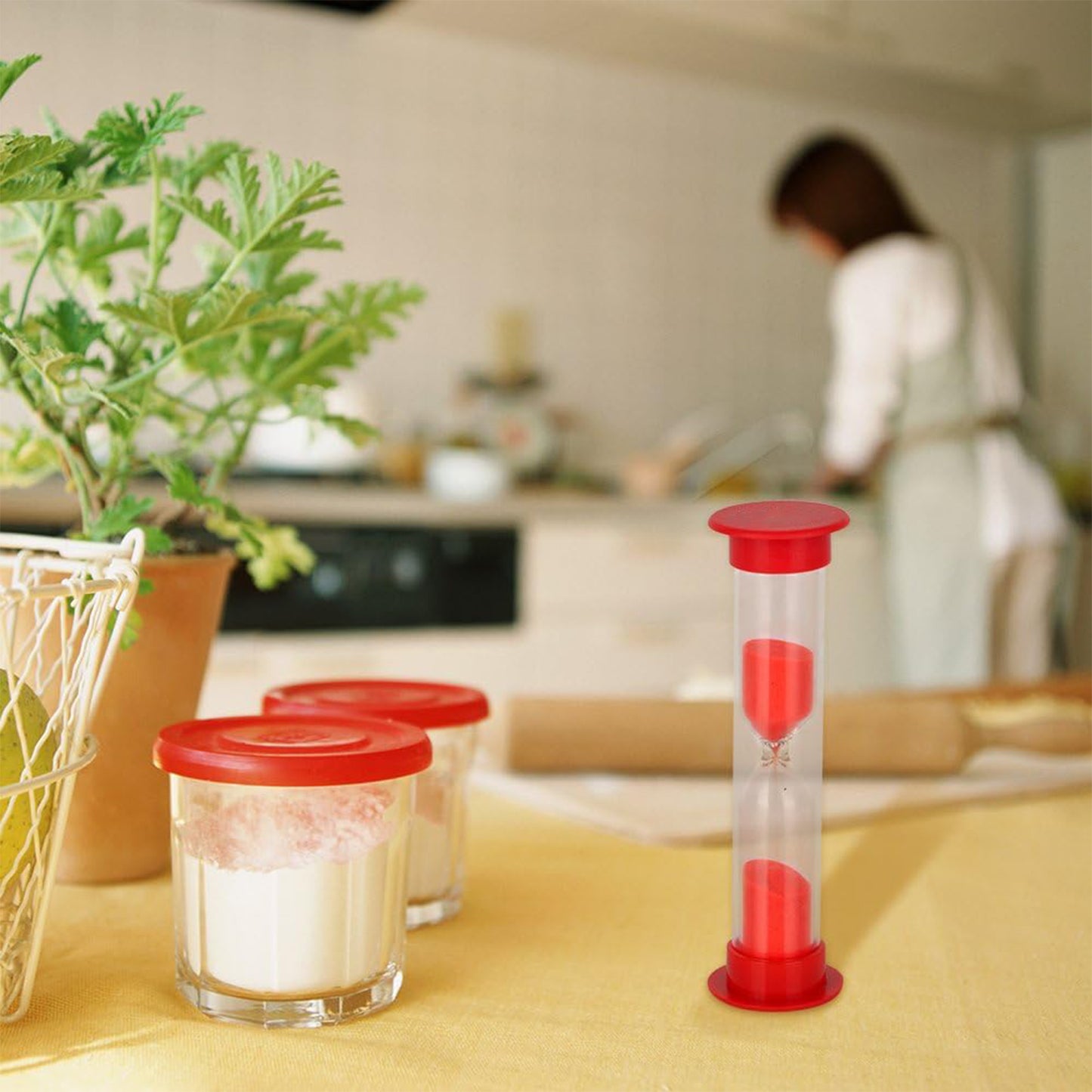 Sand Timer Plastic Hourglass Sand Glass Toy Sand Clock For Kitchen Office School And Brushing Teeth For Bathroom Timer Clock Children Hourglass Sand Glass Toothbrush Household Sand Clock (3 Min Approx  5 Pc) - Happy Price - Image 5