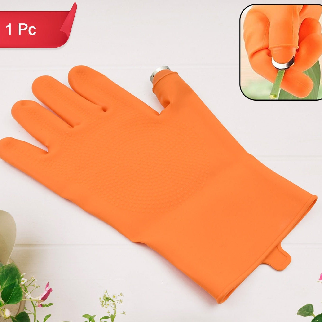 Right-handed Silicone Thumb Cutter Gloves (1pc) - Happy Price - Image 1