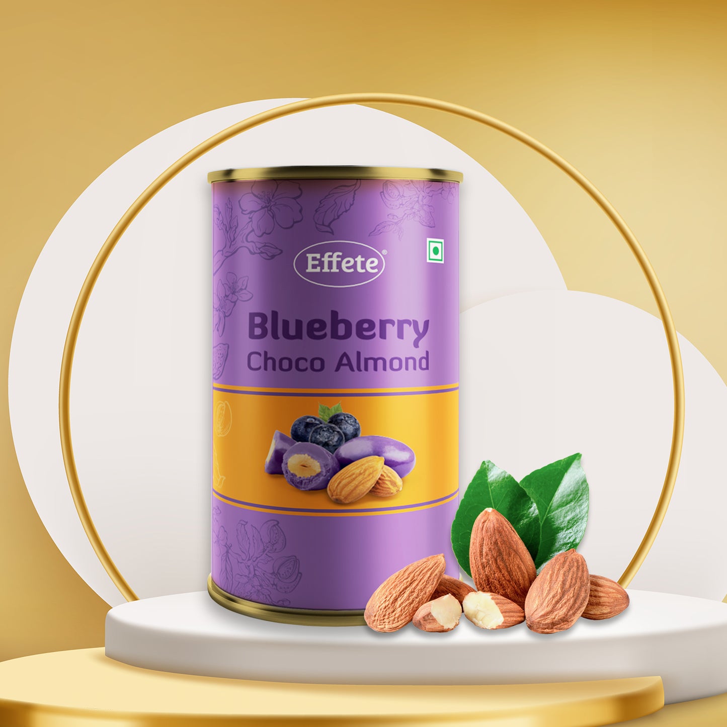 Blue Berry Choco Almond Chocolate (96 Gm) - Happy Price - Image 1