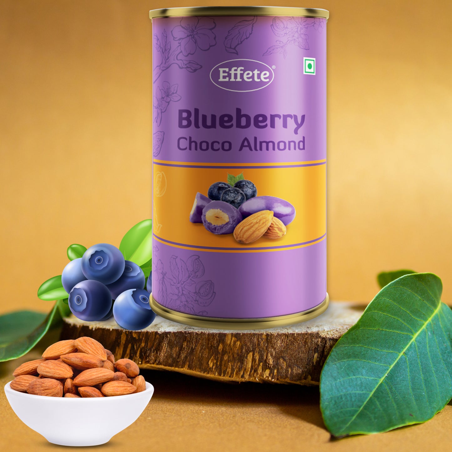 Blue Berry Choco Almond Chocolate (96 Gm) - Happy Price - Image 4