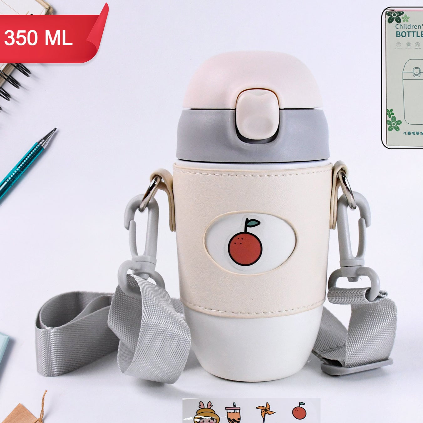 Stainless Steel Coffee Tean Bottle 350ml Insulated Water Bottle - Happy Price - Image 1