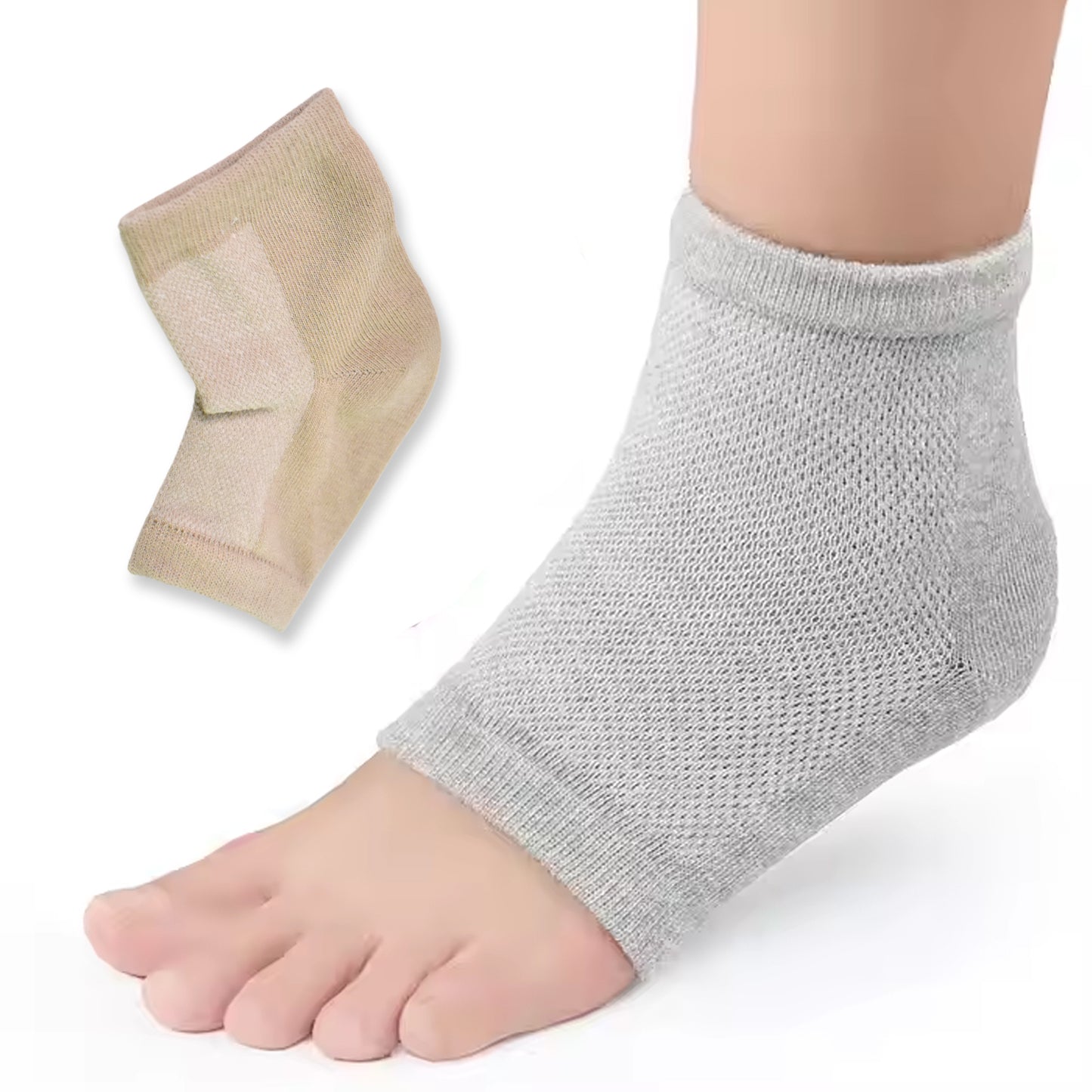 Heel Socks Overnight Heels While You Sleep (1 Pair  Mix Color) - Happy Price - Image 6