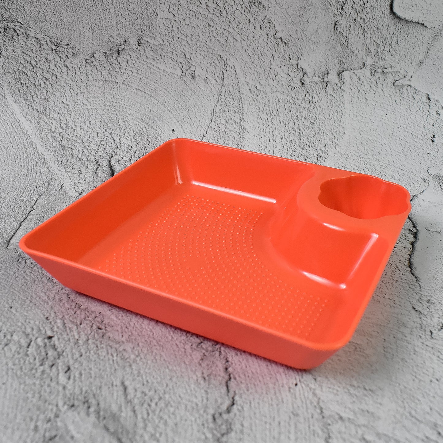 Plastic Plates With Dipping Saucer  Round Dip Part (1 Pc  1816 Cm  1 Pc) - Happy Price - Image 6