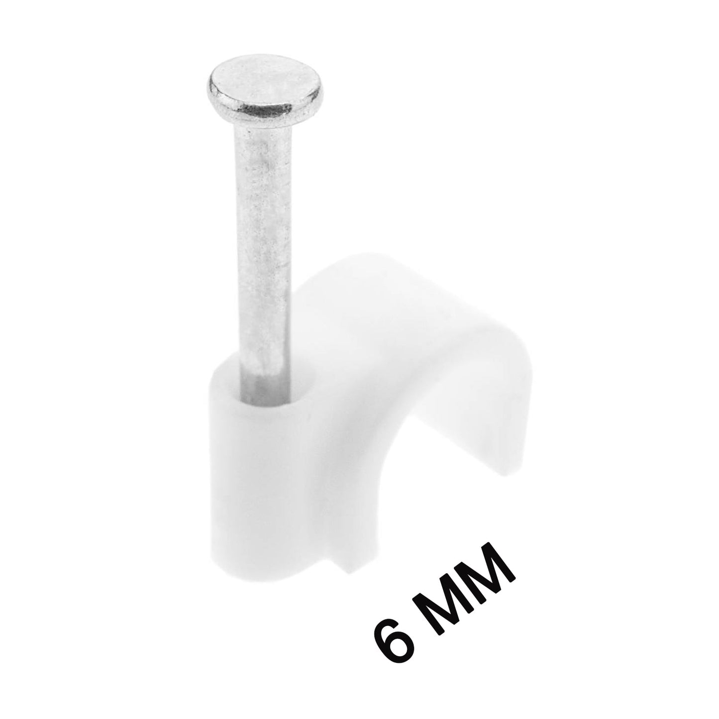 100 Pc 6 Mm Cable Clip Used In All Kinds Of Wires To Make Them Stuck And Holded In Walls Etc. - Happy Price - Image 3