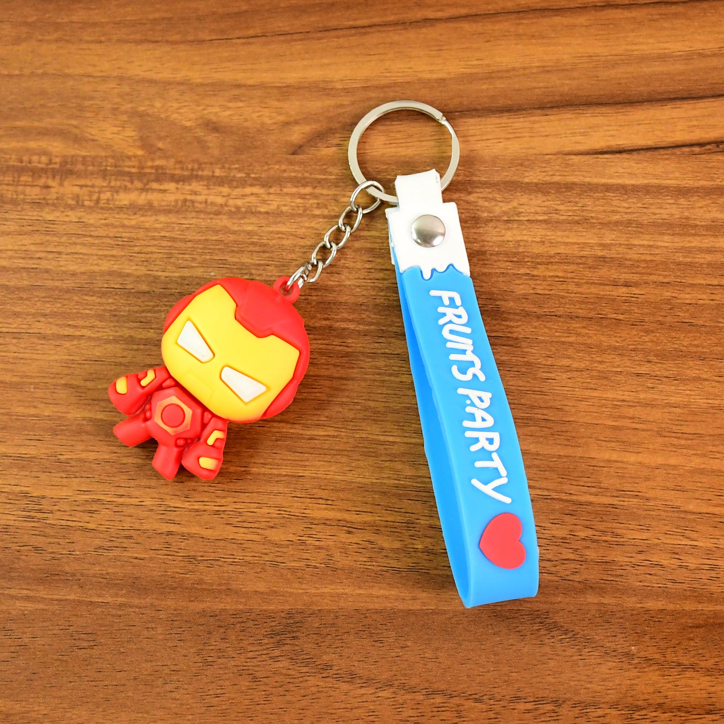 Cute Cartoon Silicone 3d Key Chain With Metal Hook  Strap (Pack Of 1) - Happy Price - Image 2