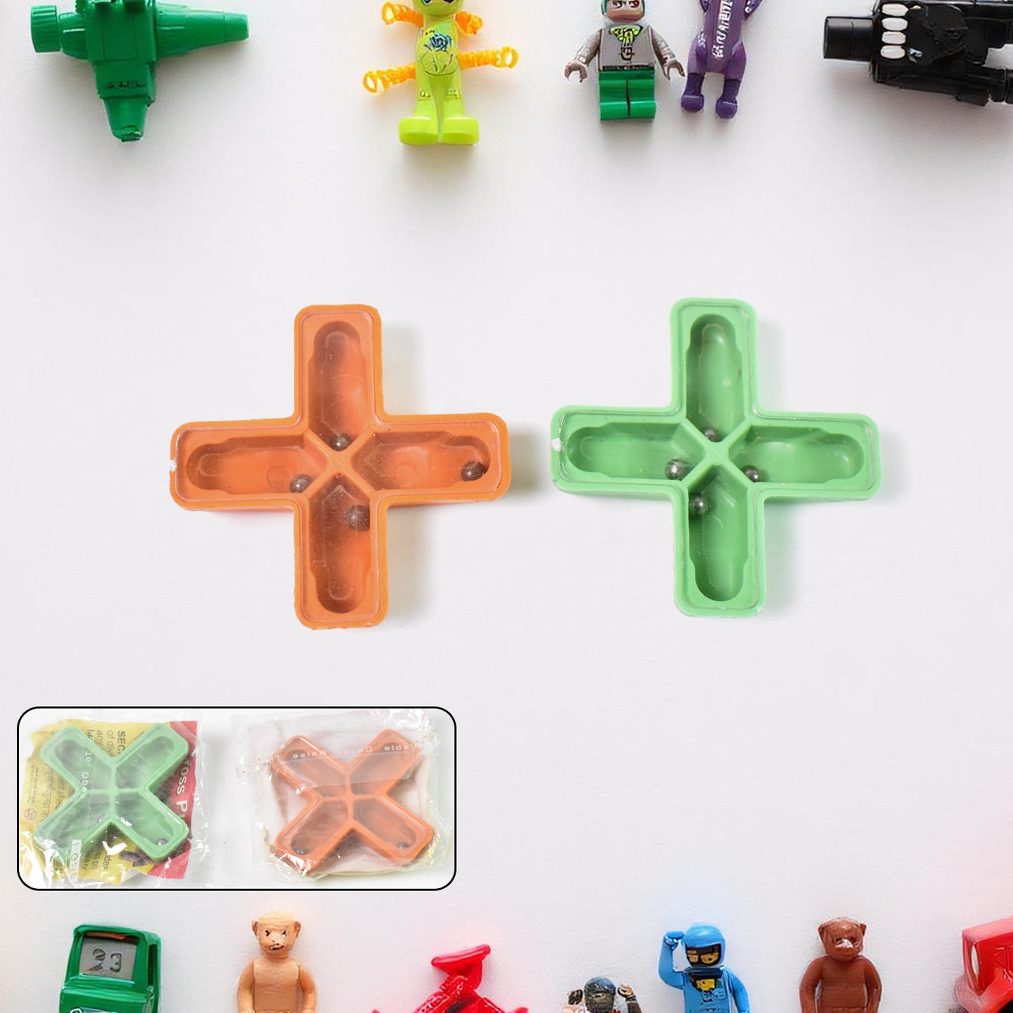 Magic Toys Magic Cross Magic Tricks Puzzle (1 Pc  Mix Color  Design) - Happy Price - Image 2