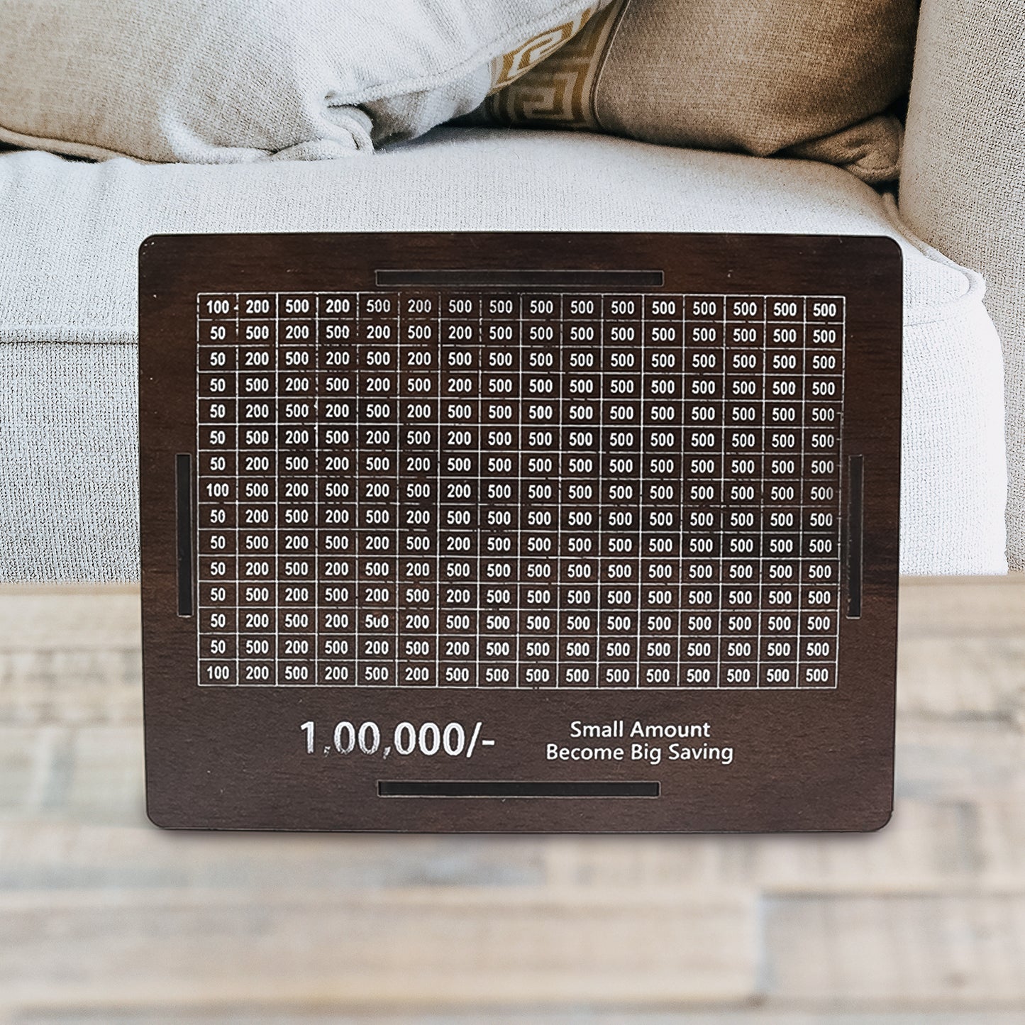 Wooden Money  Piggy Bank Money Box (1 Pc  With Marker Pen) - Happy Price - Image 3