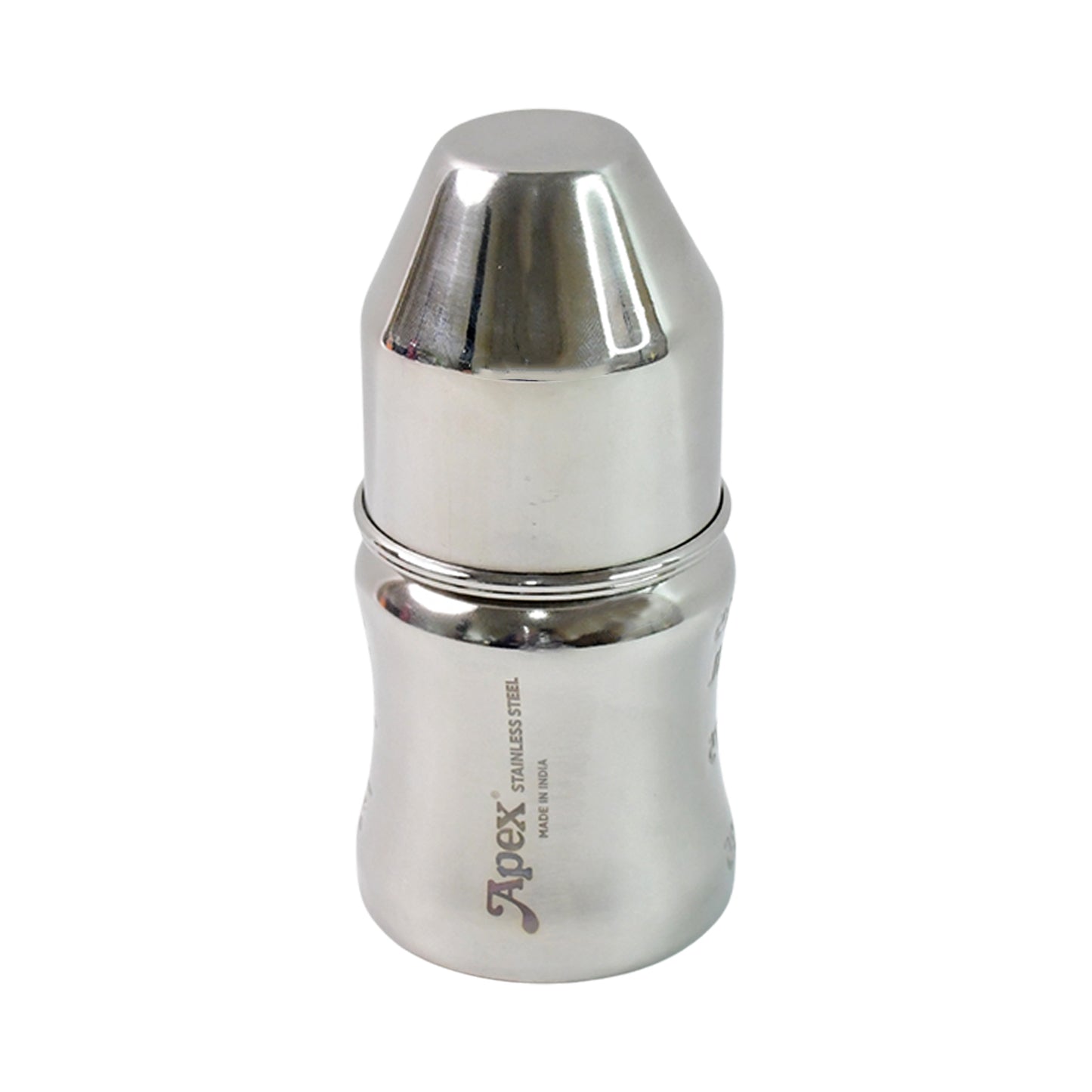 Apex Stainless Steel Baby Feeding Bottle, 125 ML, 1 Pc - Happy Price - Image 2