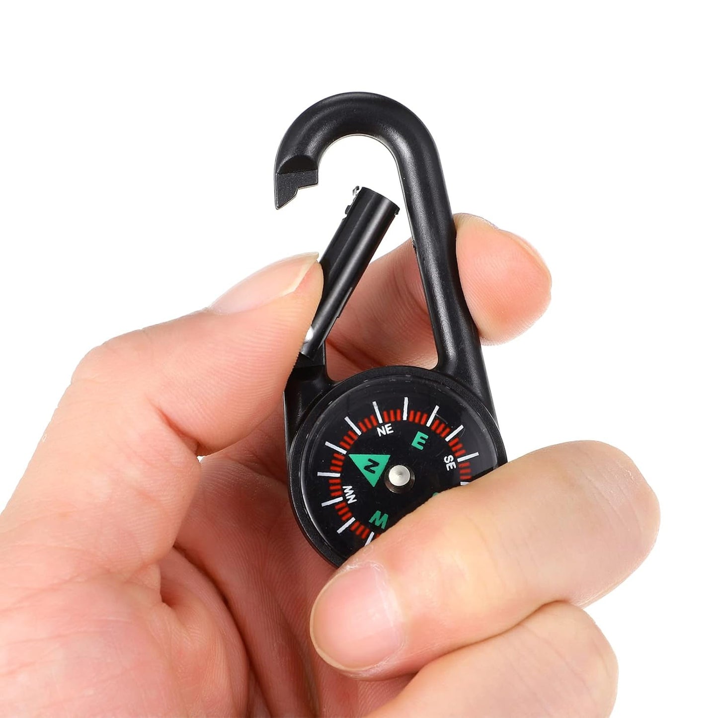 Clip Snap Hook Mini Compass (1 Pc   (1 Pc  Mix Design) - Happy Price - Image 2