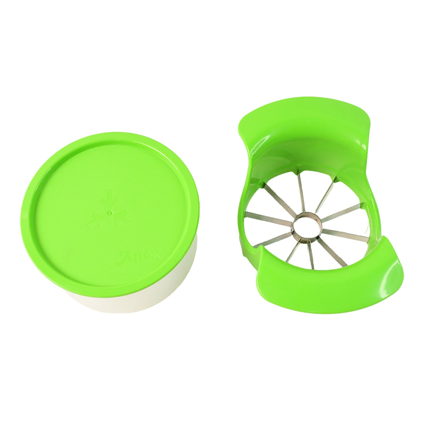 Apex Apple Cutter With Container  Unbreakable Abs Body  Stainless Steel Blades - Happy Price - Image 4