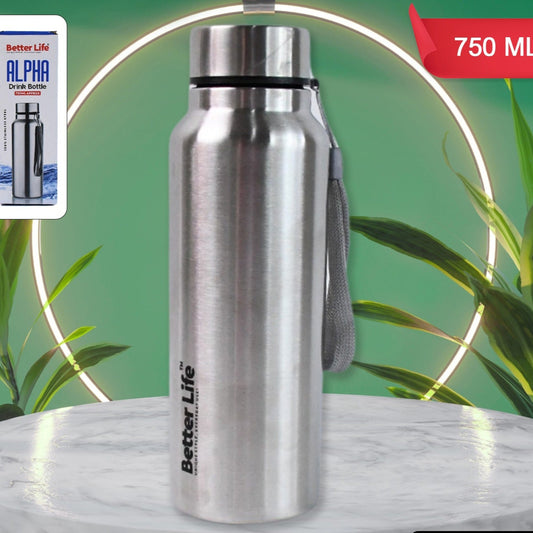 Stainless Steel Double Wall Vacuum-insulated Drink Water Bottle (750 Ml) - Happy Price - Image 1