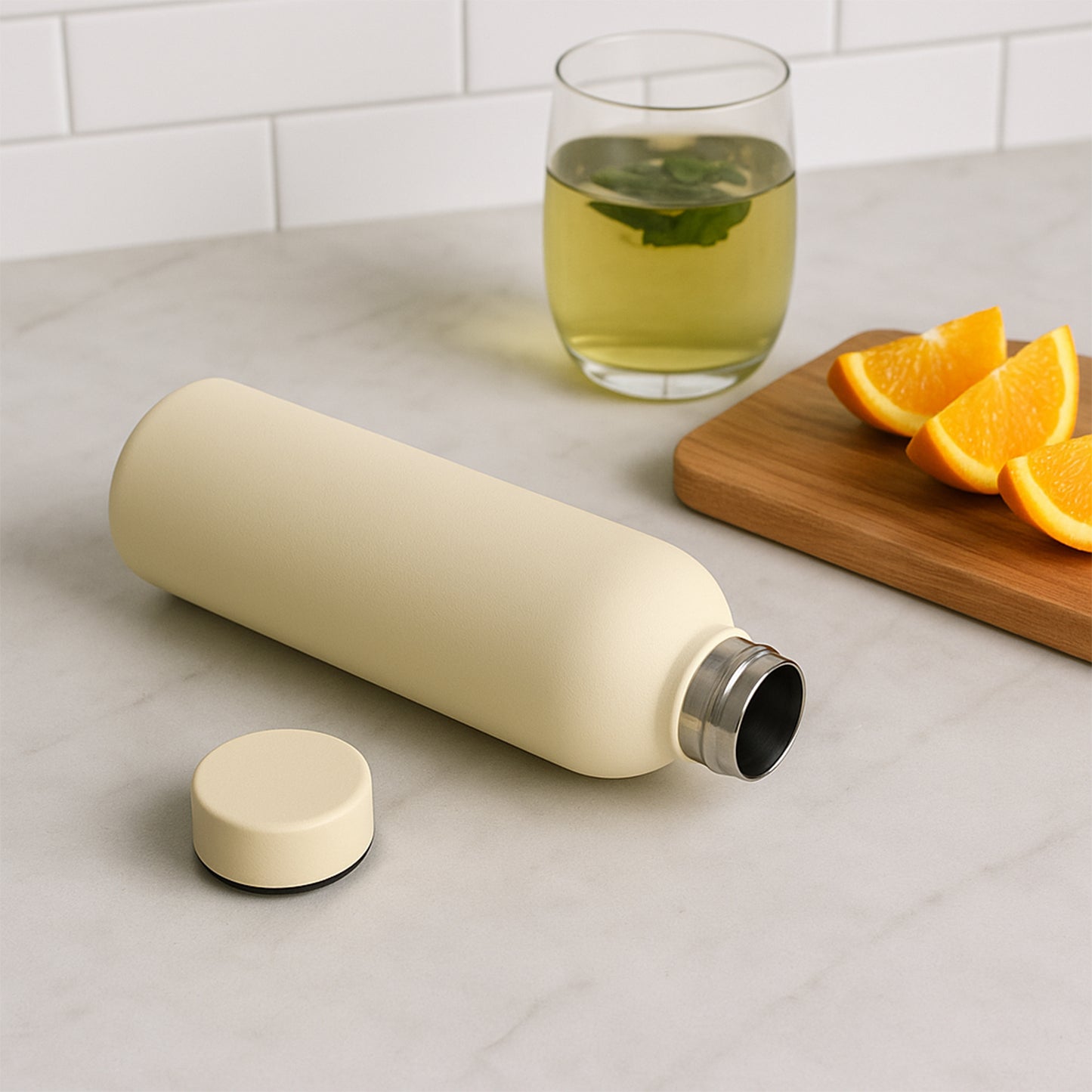 Stainless Steel Double Wall Vacuum-insulated Drink Water Bottle (Mix Color  500 Ml Approx) - Happy Price - Image 5