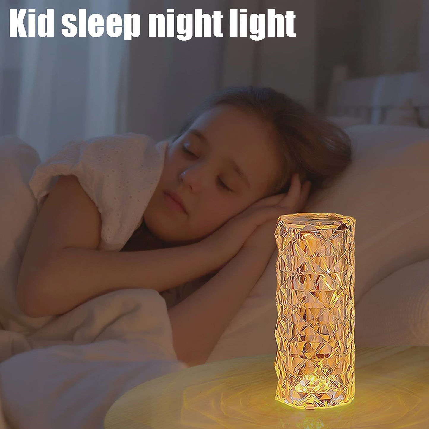 Diamond Table Lamp Candles For Home Decoration Crystal Candle Lights - Happy Price - Image 4