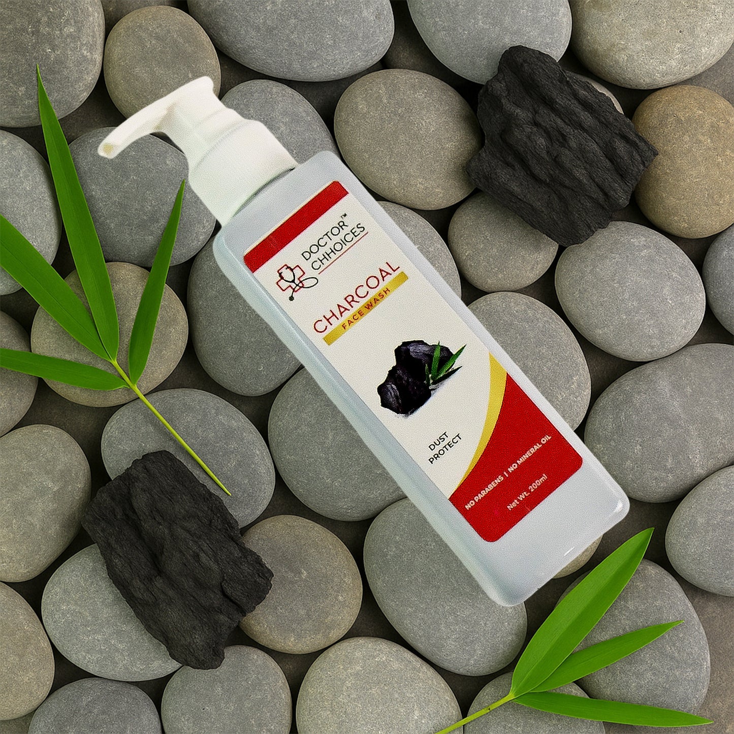 Doctor Chhoices Charcoal Face Wash  200ml (1 Pc) - Happy Price - Image 5