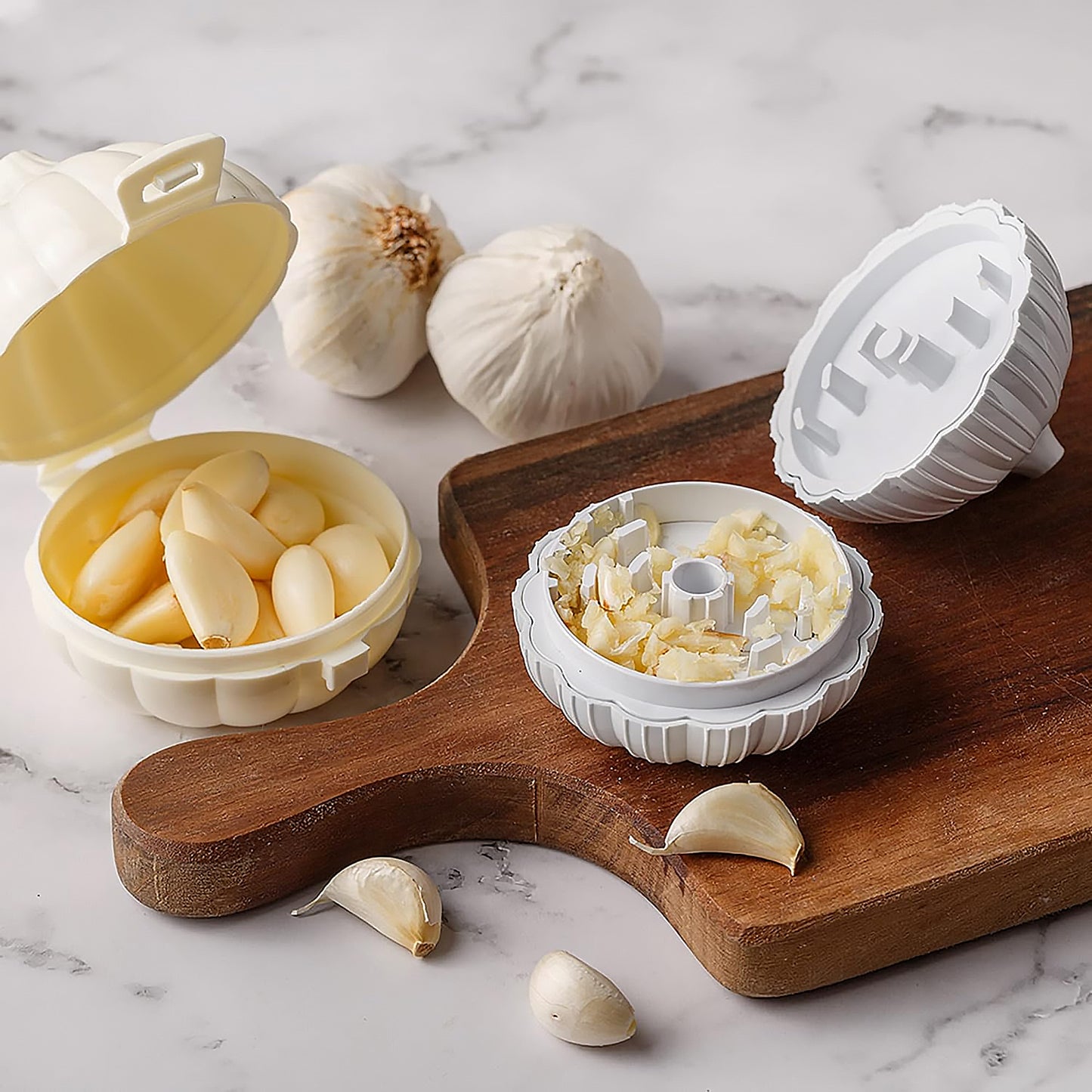 Garlic Press Sharpener Device Household Portable Manual Chili Ginger Garlic Masher Crusher Garlic Press Garlic Crusher Garlic Chopper Garlic Grinder - Happy Price - Image 5