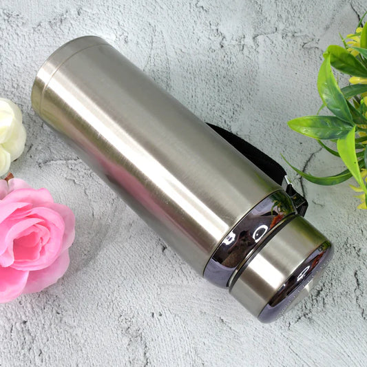 800ml Stainless Steel Water Bottle For Men Women Kids  Thermos Flask  Reusable Leak-proof Thermos Steel For Home Office Gym Fridge Travelling - Happy Price - Image 1