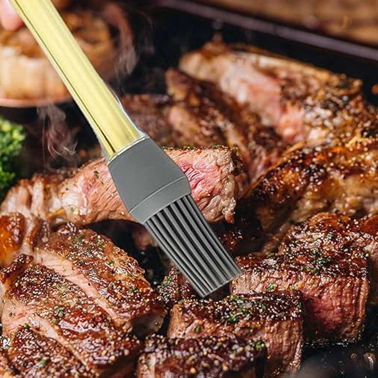 Silicone Oil Brush Pastry Brush Oil Cooking Brush (1 Pc) - Happy Price - Image 5