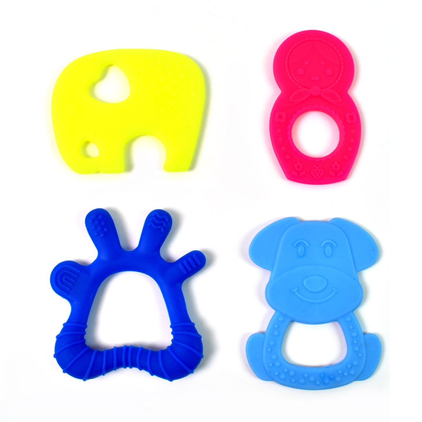 Silicone Baby Teether Pack Of 1 (Mix Design  Color) - Happy Price - Image 5
