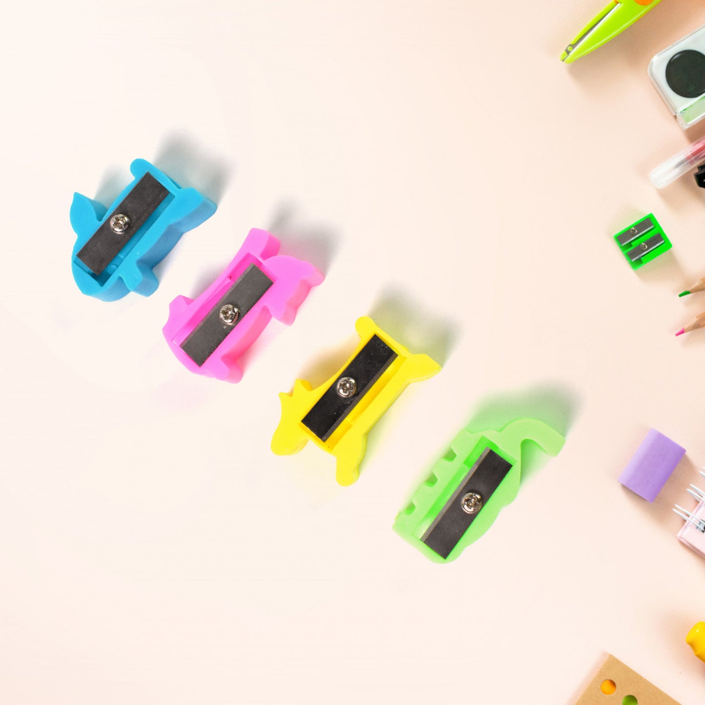 Plastic Small Cute Pencil Sharpener (1 Pc  Mix Design  Color) - Happy Price - Image 3