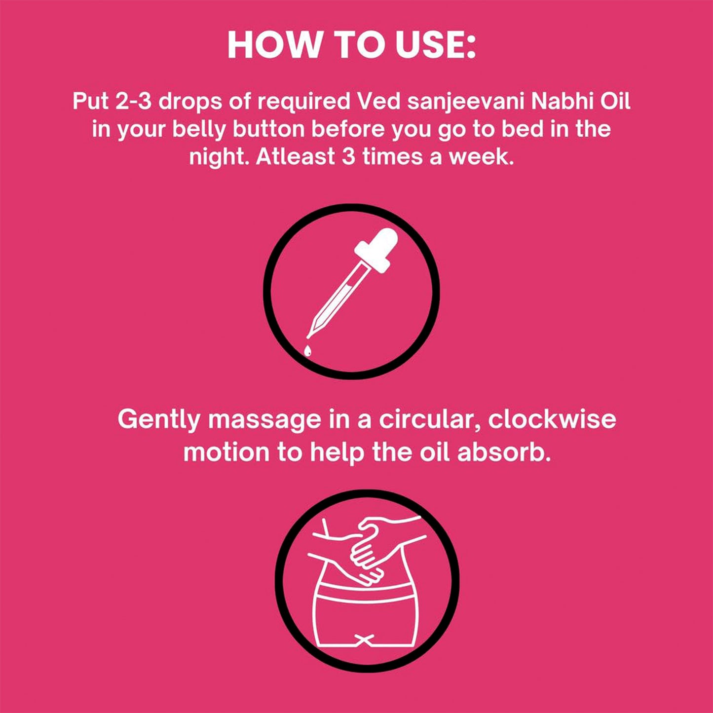 Ved Sanjeevani Nabhi Oil For Menstrual Pain Relief (30ml  1 Pc) - Happy Price - Image 6